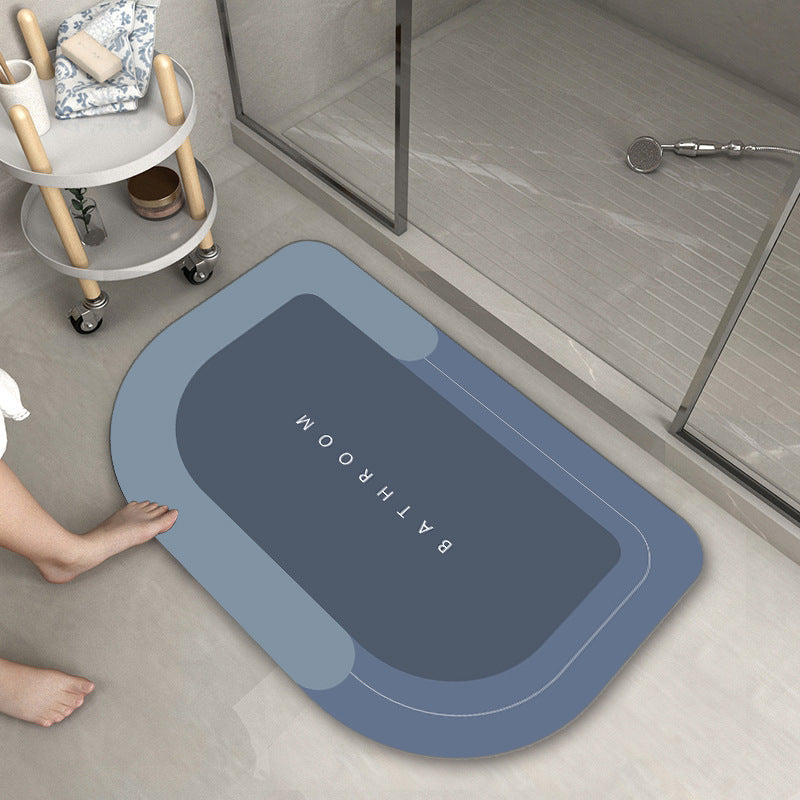 Cushion Bathroom Foot Mat – Non-Slip Absorbent Floor Mat for Sliding Door & Bathroom