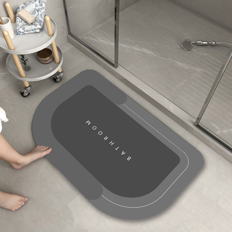 Cushion Bathroom Foot Mat – Non-Slip Absorbent Floor Mat for Sliding Door & Bathroom