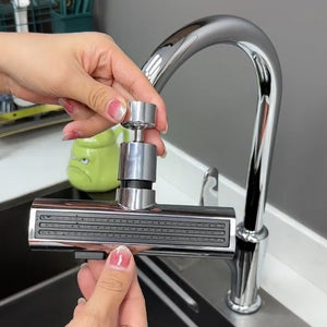 Kitchen Faucet Waterfall Outlet – Splash-Proof Rotating Bubbler & Multifunctional Water Nozzle | Easy Installation | Decor Ynt