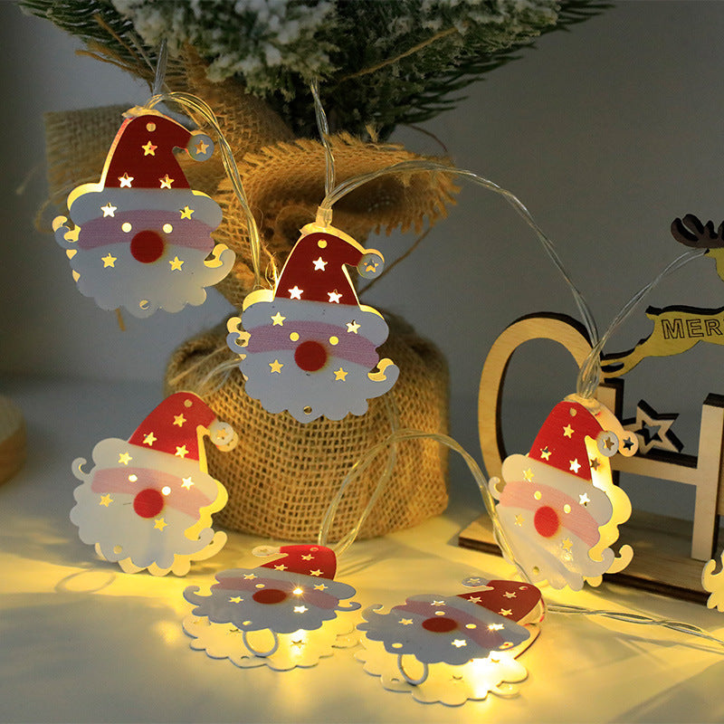 Christmas LED String Lights – Santa, Elk & Snowman Ornaments for Holiday & Xmas Décor | Festive Indoor & Outdoor Lighting | Decor Ynt