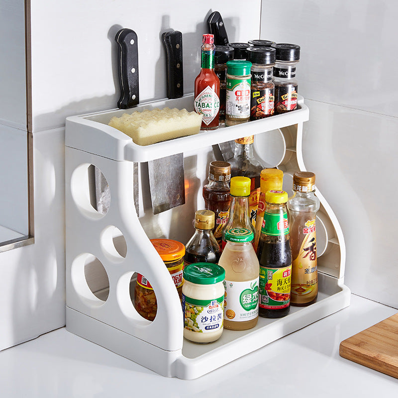 Multilayer Kitchen Storage Shelf – Cabinet & Countertop Organizer for Utensils, Pantry & Kitchen Supplies | Decor Ynt