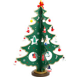 Creative Wooden Christmas Tree – Desktop Holiday Decoration, Festive Home Ornament for Christmas & Winter Décor