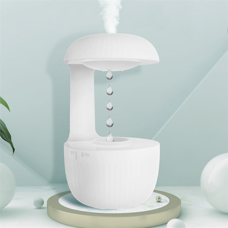 Anti-Gravity Air Humidifier – Silent Cool Mist Maker with Levitating Water Drops | Relieve Fatigue & Purify Air