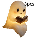 Cute LED Ghost Night Light – Warm Bedside Sleep Lamp for Kids, Halloween Decorations & Adorable Children's Nightlight Gift