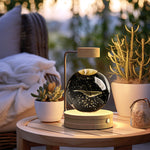 Crystal Ball Dinosaur Night Light – USB Powered Warm LED Bedside Lamp for Kids, Bedroom & Birthday Gift | Decor Ynt
