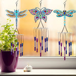Diamond Painting Wind Chime Pendant – DIY Handmade Sun Catcher, Sparkling Outdoor & Home Decor Craft Kit