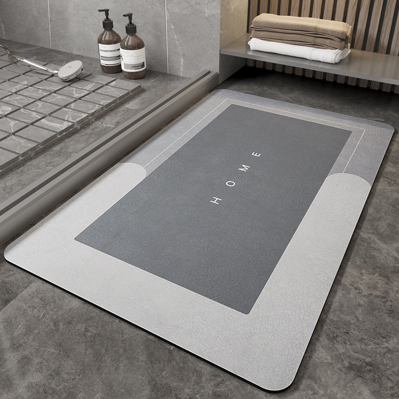 Cushion Bathroom Foot Mat – Non-Slip Absorbent Floor Mat for Sliding Door & Bathroom