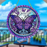 Creative Butterfly Acrylic Wall Hanging – 3D Home Decoration Painting for Living Room, Bedroom & Office Decor